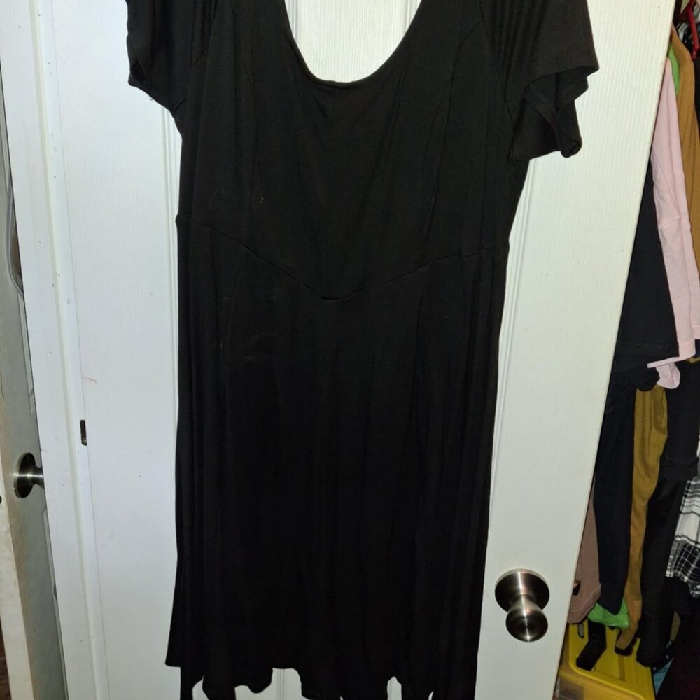 Midi Black Dress- TORRID